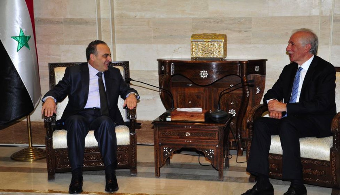الحـاج حسن خلال لقاء رئيس الوزراء السوري:  نسعى لمعالجة المشاكل الاقتصادية