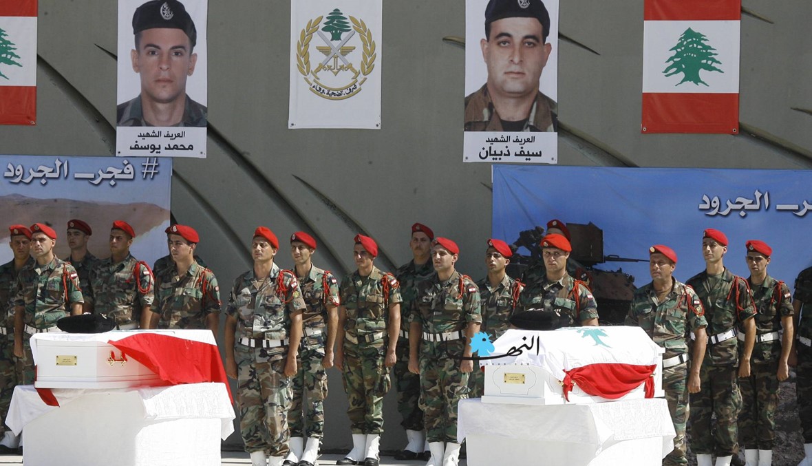 لبنان يودع شهداء الجيش بمأتم رسمي مهيب في وزارة الدفاع