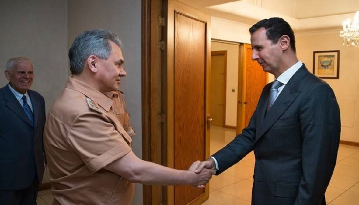 وزير الدّفاع الروسيّ إلتقى الأسد في دمشق... البحث تناول التّعاون العسكريّ