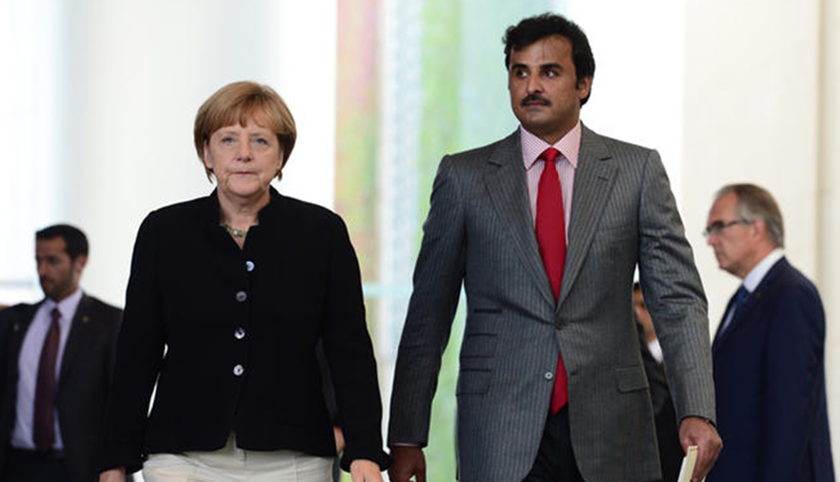 أمير قطر من برلين: مستعدون للجلوس إلى طاولة التفاوض لحل الأزمة