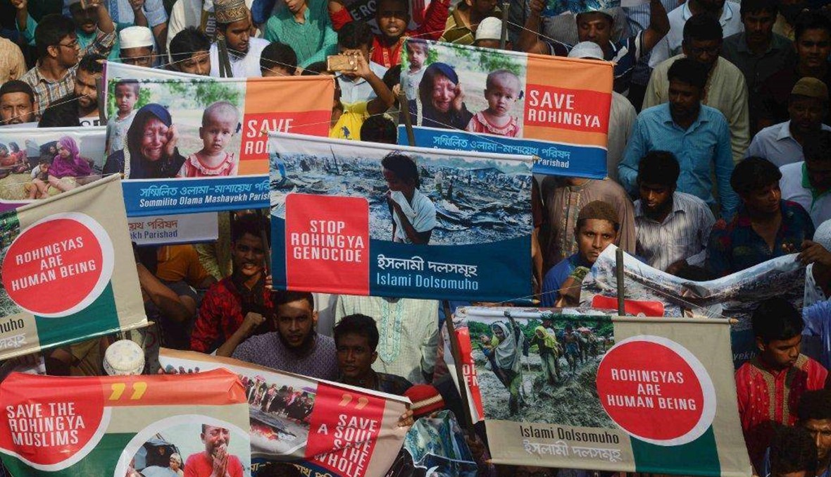 آلاف الإسلاميّين في بنغلادش تضامنوا مع الروهينغا... "ندعو إلى إعلان الحرب على بورما"