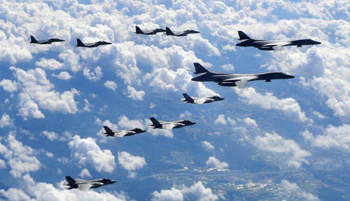 "إستعراض لقدرة الرّدع"... مقاتلات أميركيّة تحلّق فوق شبه الجزيرة الكوريّة