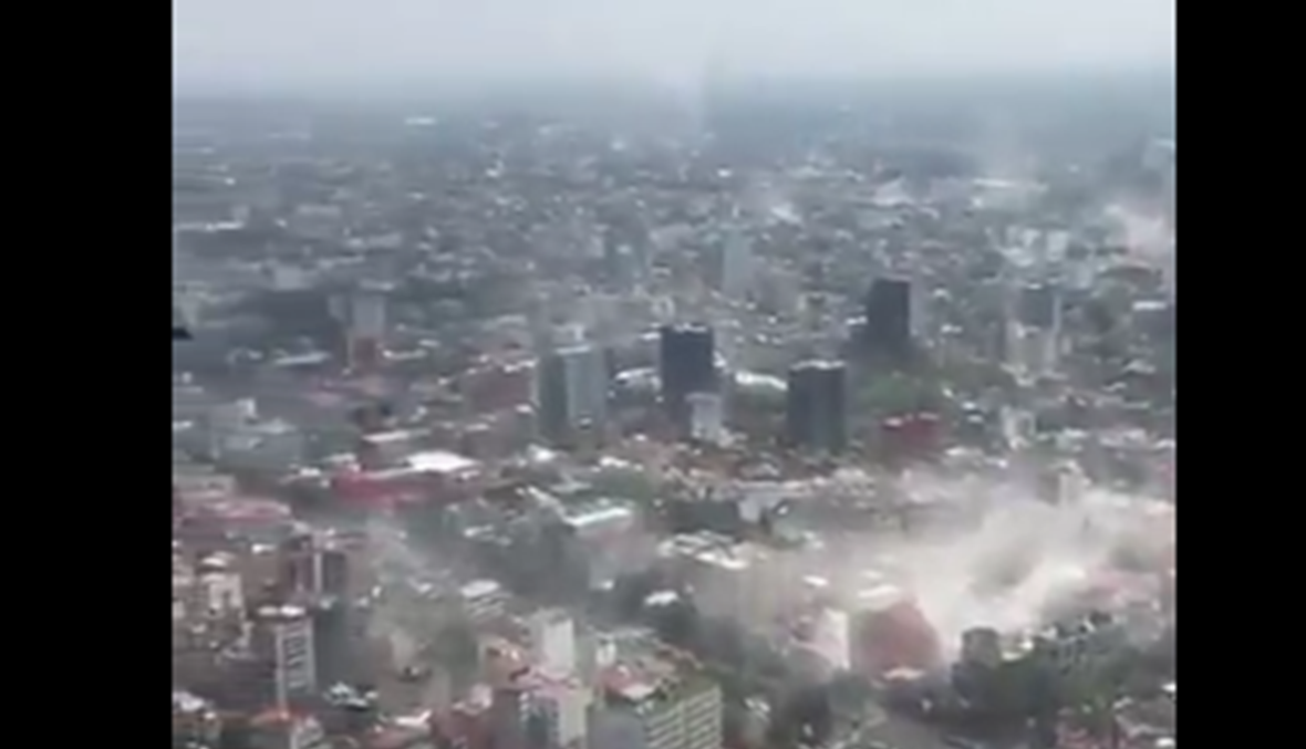 بالفيديو والصور: مقتل العشرات في الزلزال الذي ضرب العاصمة المكسيكية