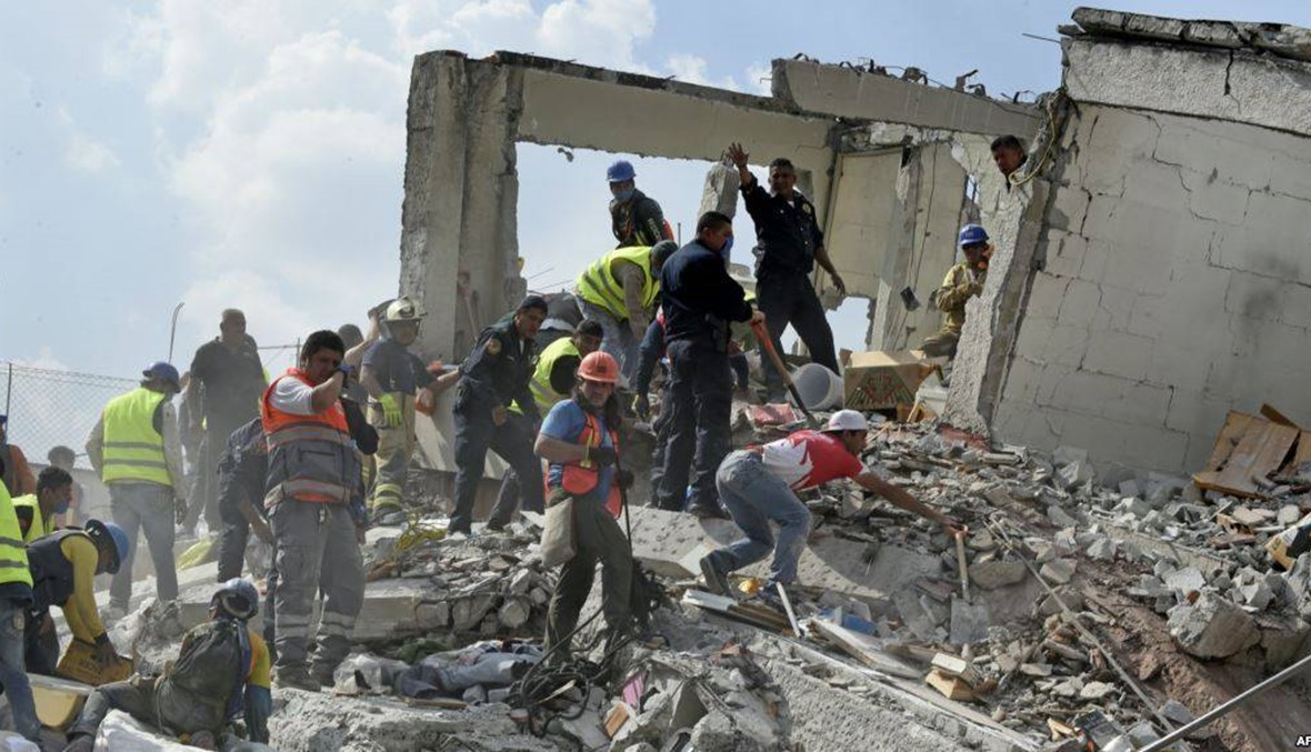 ارتفاع حصيلة ضحايا زلزال المكسيك إلى 272 قتيلاً