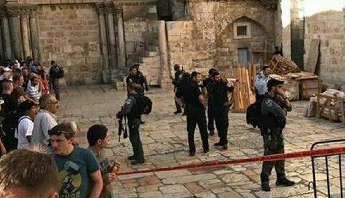 إسرائيل: الشّرطة تغلق باحة كنيسة القيامة... "ممنوع الإقتراب خطر"