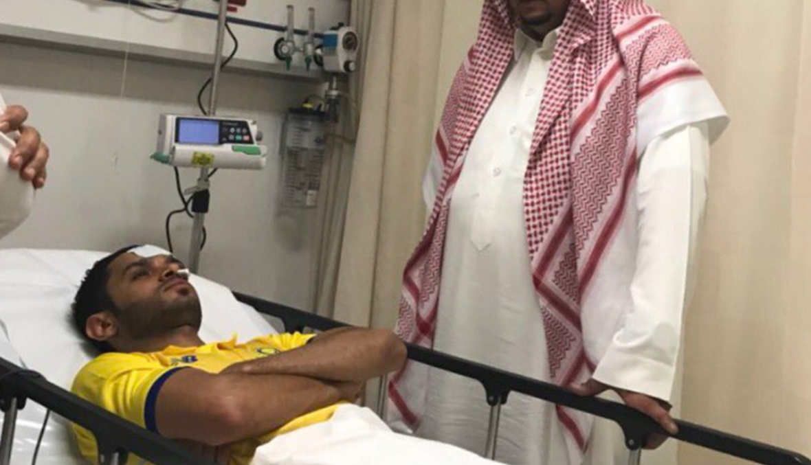 إصابة خطرة للاعب النصر السعودي