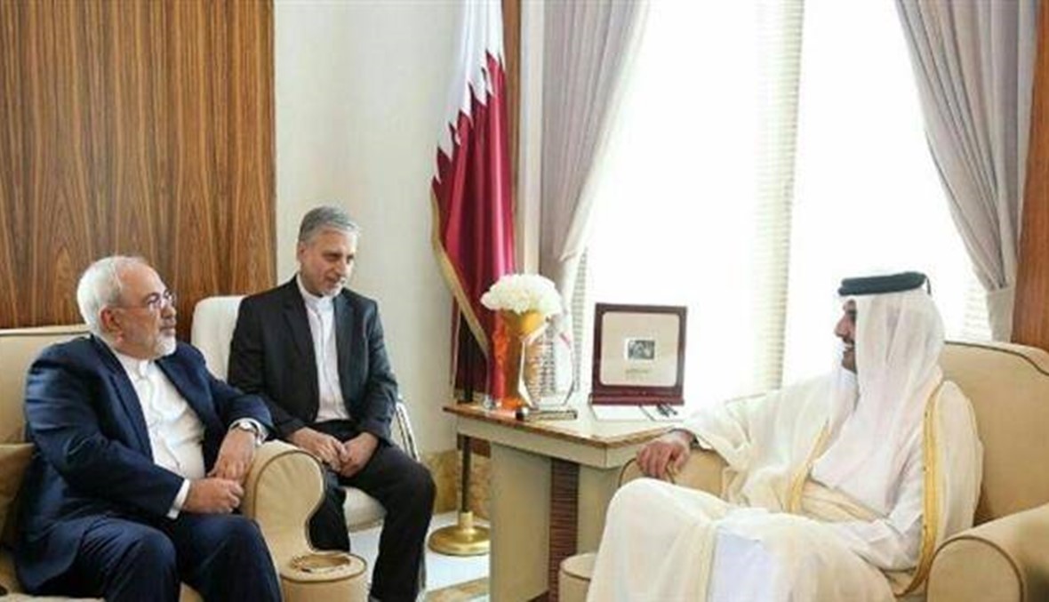 أمير قطر إستقبل ظريف... "تبادل وجهات النّظر" والتّعاون الثنائيّ