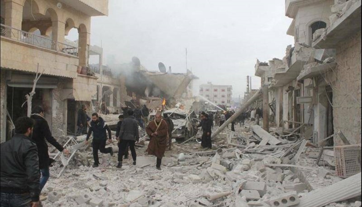 مقتل 13 مدنياً في غارات على محافظة ادلب
