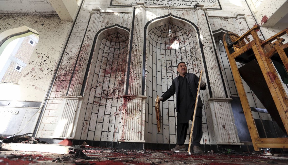 ارتفاع حصيلة الهجوم على مسجد الشيعة في كابول الى 56 قتيلاً