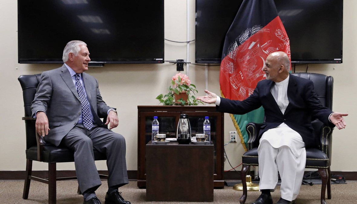 تيلرسون زار كابول في شكل مفاجىء... "علينا مواصلة القتال ضد طالبان"
