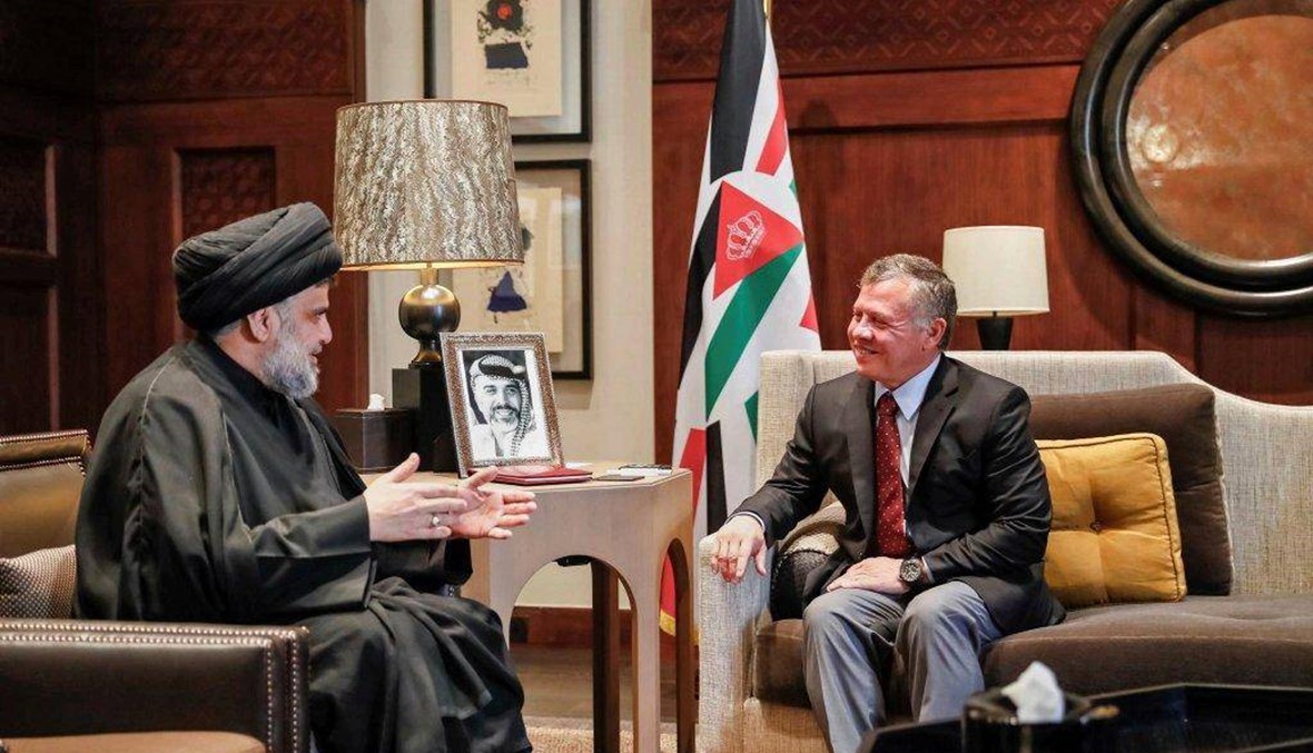 مقتدى الصدر في الأردن... الملك عبدالله الثّاني يدعو إلى "تغليب لغة الحوار"