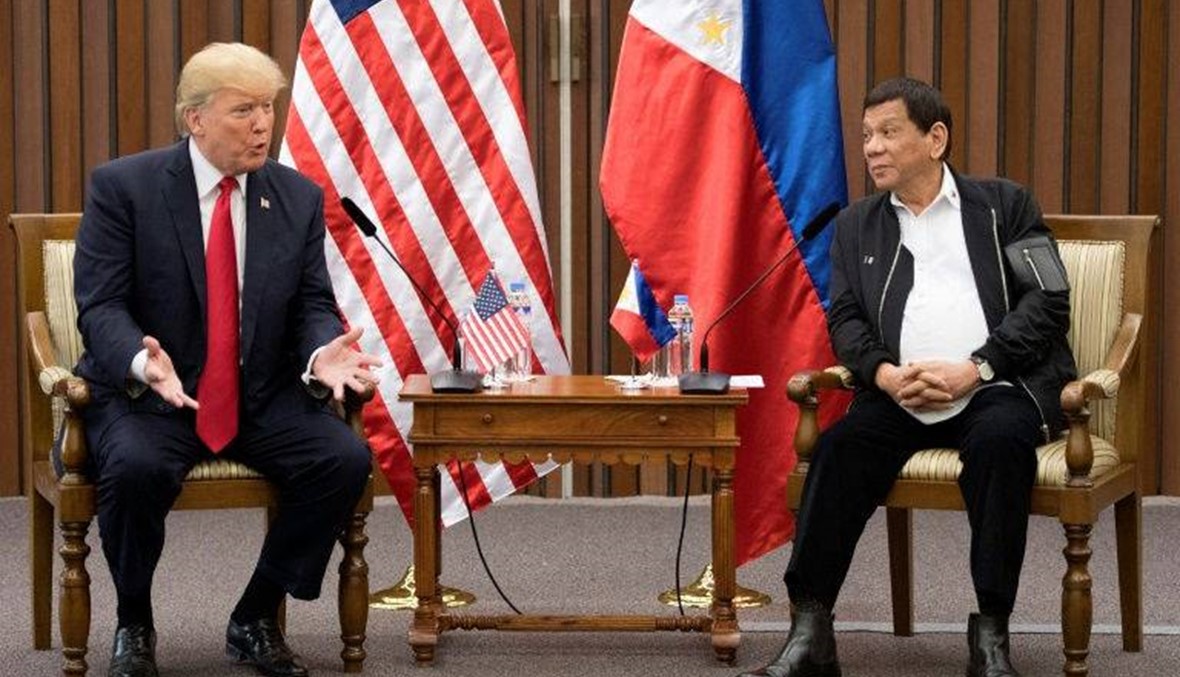 ترامب يشيد بعلاقاته الجيدة مع رئيس الفليبين المحطة الاخيرة من جولته الآسيوية
