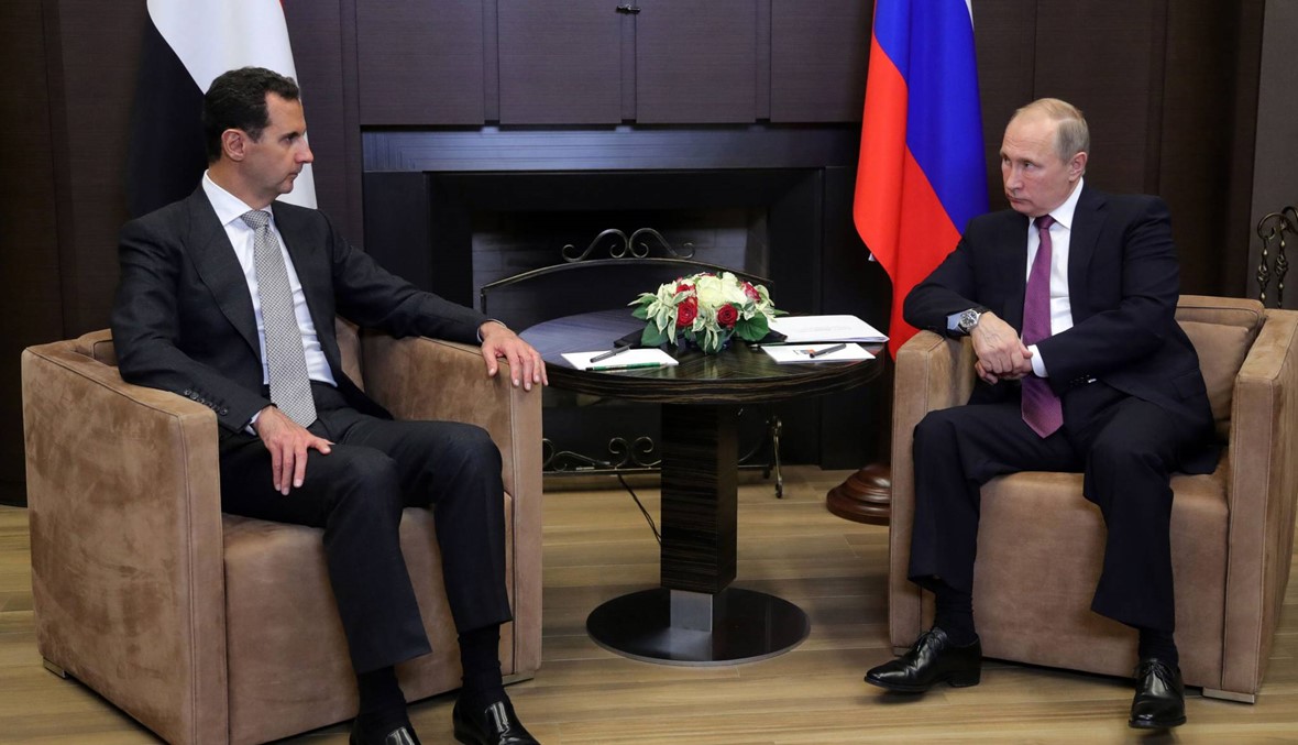 بوتين التقى الاسد: تهنئة على نتائج مكافحة الإرهاب وتأكيد ضرورة الانتقال الى العملية السياسية