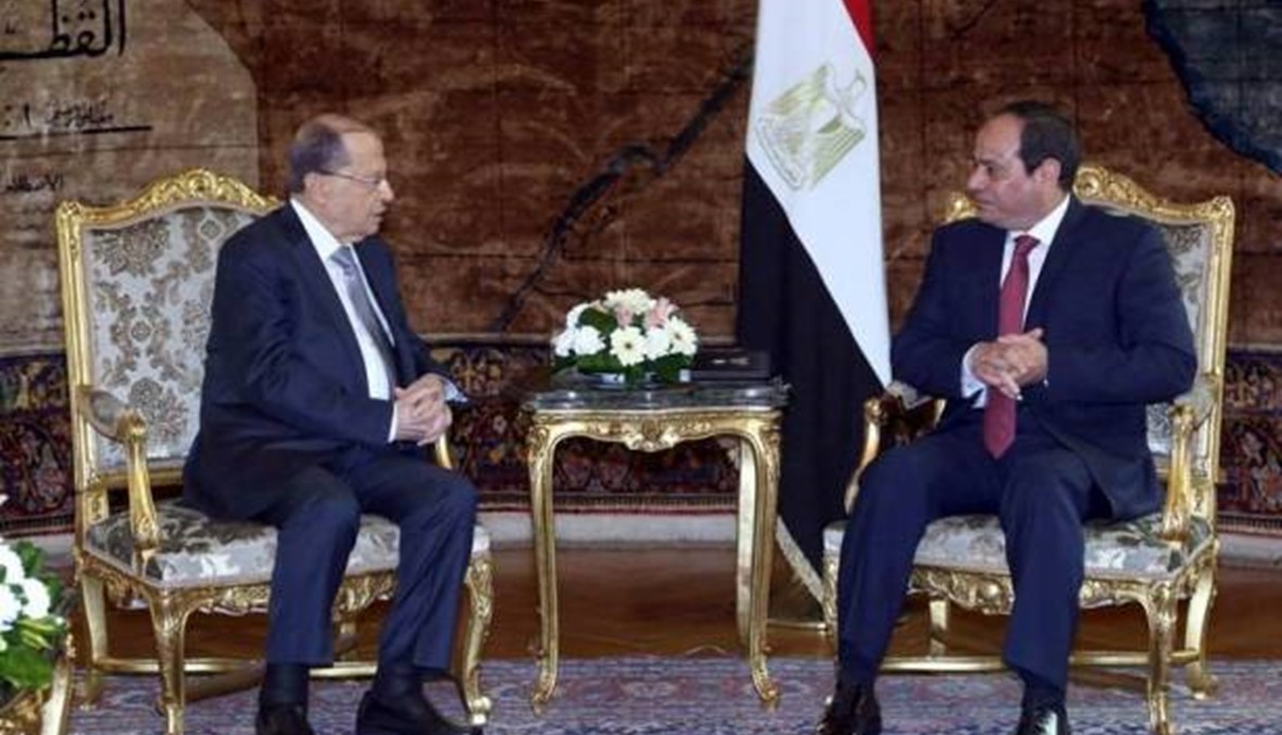 عون تلقى اتصالا من السيسي: للمحافظة على الاستقرار السياسي والامني في لبنان