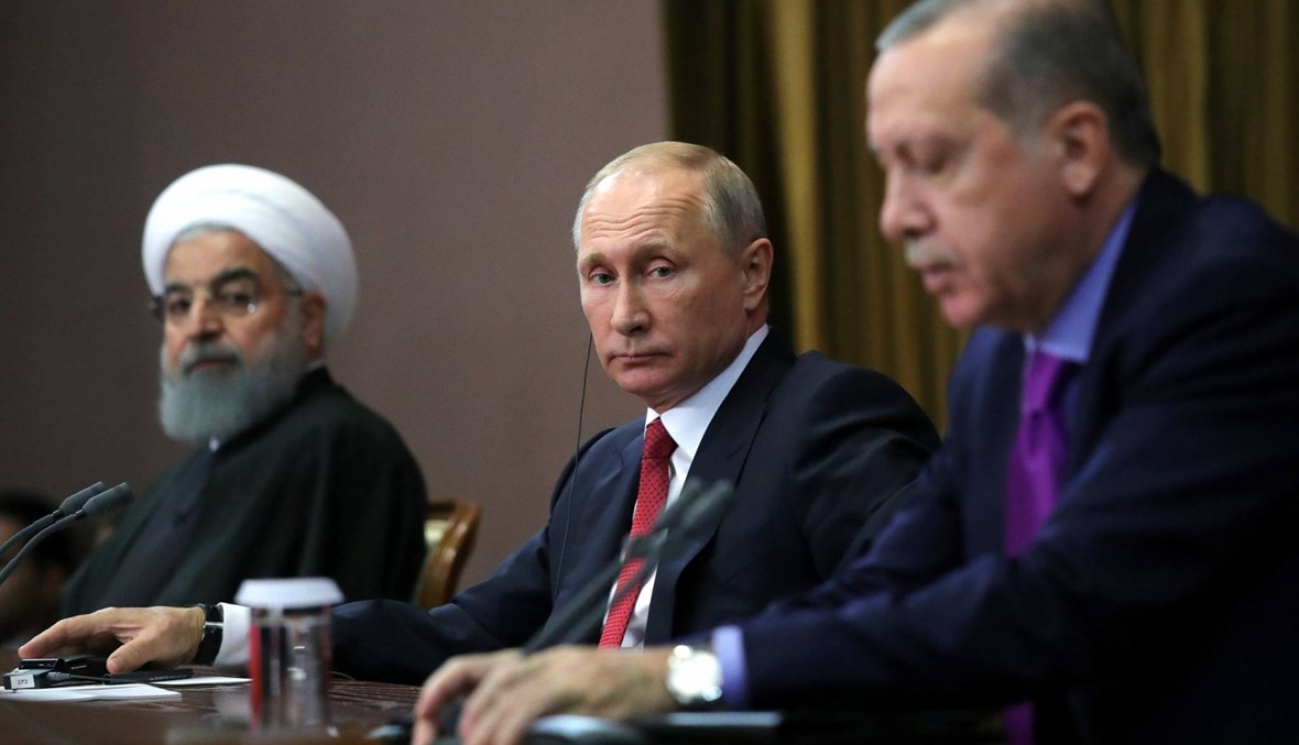 بوتين يعلن الاتفاق مع اردوغان وروحاني على عقد مؤتمر وطني سوري في سوتشي