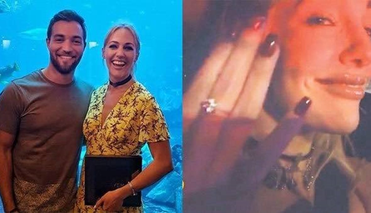 باسل الزارو يقدم خاتم الزواج للسلطانة هويام