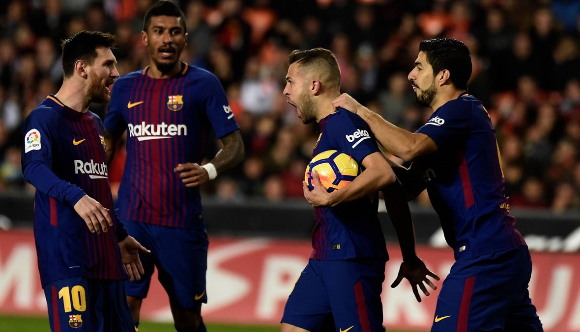 برشلونة يريح 6 لاعبين أساسيين