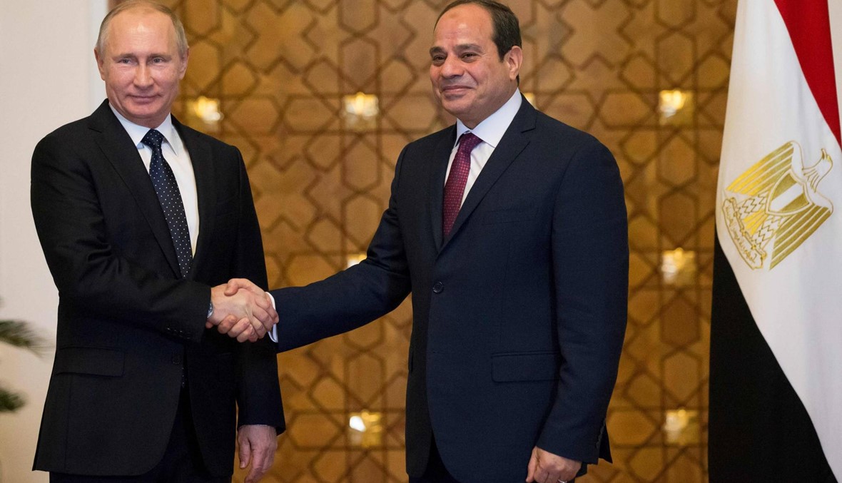 بوتين وصل إلى القاهرة... محادثات مع السيسي، و"تعزيز التّعاون الثنائي"