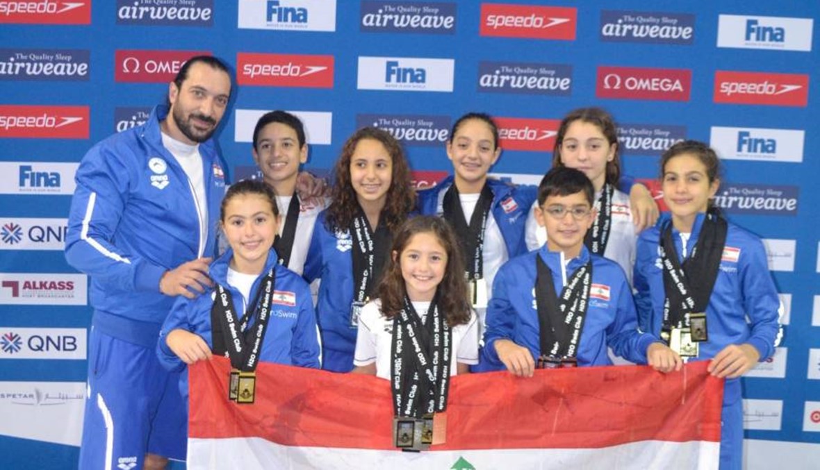 43 ميدالية للنجاح في سباحة قطر الدولية
