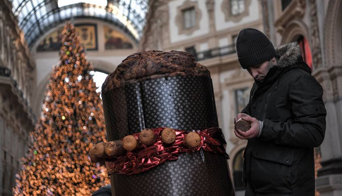 الميلاد في ميلانو مع أكبر حلوى البانيتوني في العالم