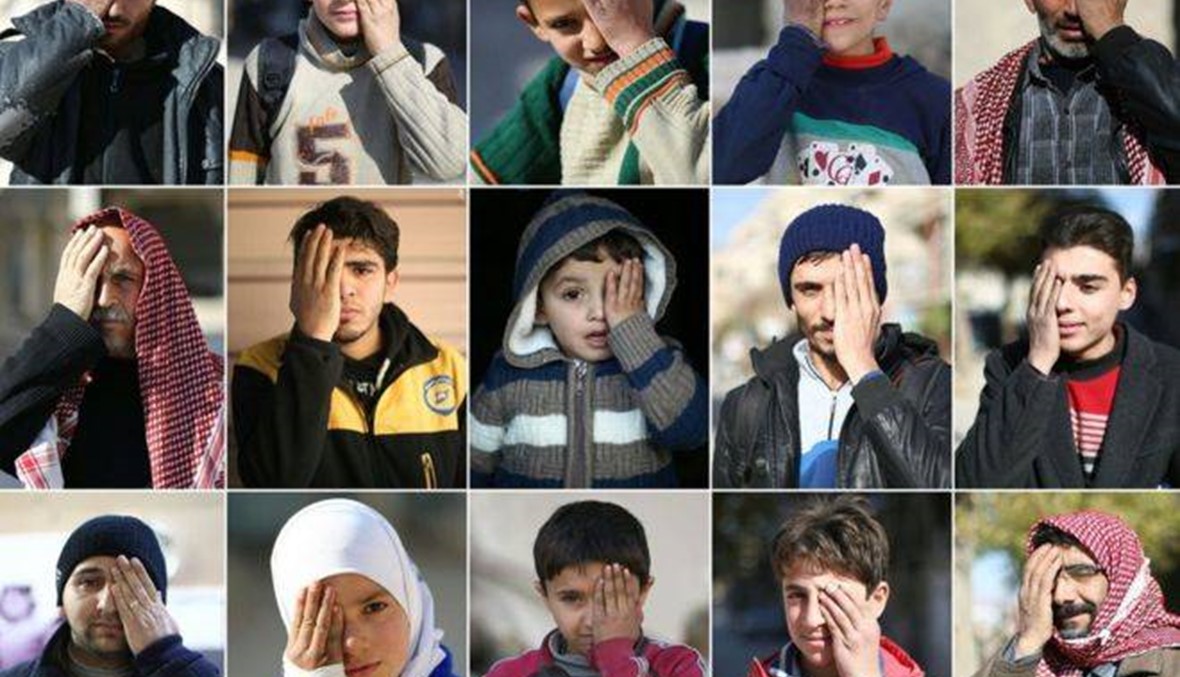 كريم السوري يشغل الرأي العام العالمي... غطوا أعينهم للتضامن معه