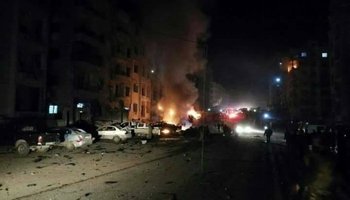 مقتل 23 شخصاً في تفجير استهدف مقراً لفصيل اسلامي في إدلب