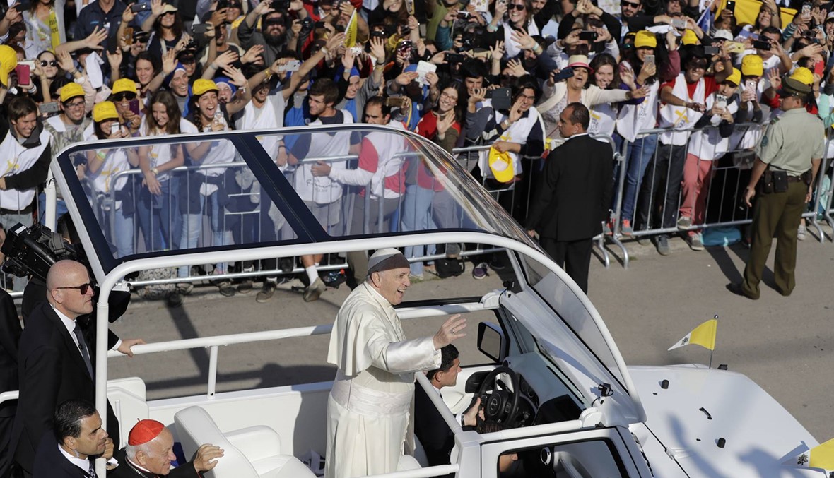 البابا  يعبّر عن "الألم والعار"  لفضيحة الانتهاكات الجنسية في تشيلي