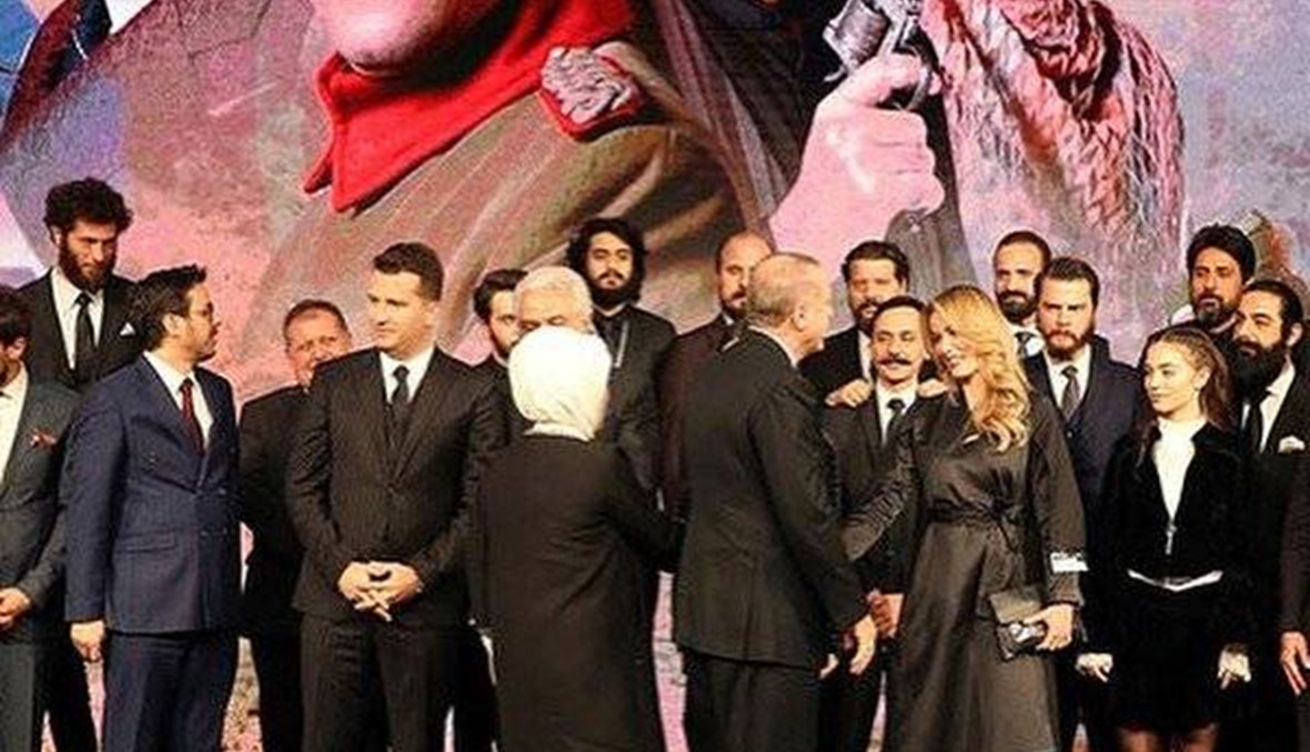 اردوغان يحضر العرض الخاص بمسلسل "كوت العمارة"
