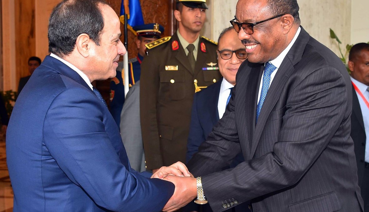 السيسي استقبل رئيس الوزراء الاثيوبي... مصر "قلقة من تعطّل الدراسات حول سدّ النّهضة"
