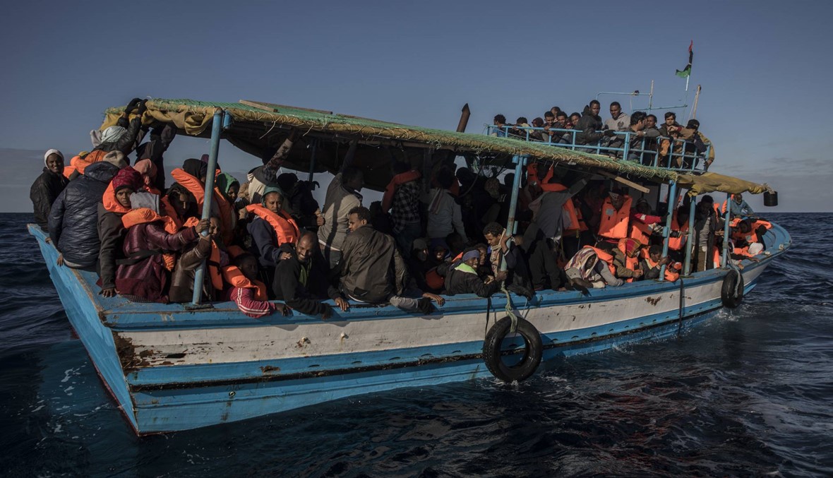 90 مهاجراً في عداد المفقودين اثر غرق مركبهم قرب السواحل الليبية