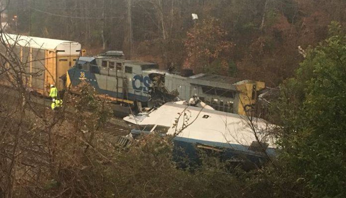 قتيلان على الأقل في تصادم قطارين في ولاية كارولاينا الجنوبية