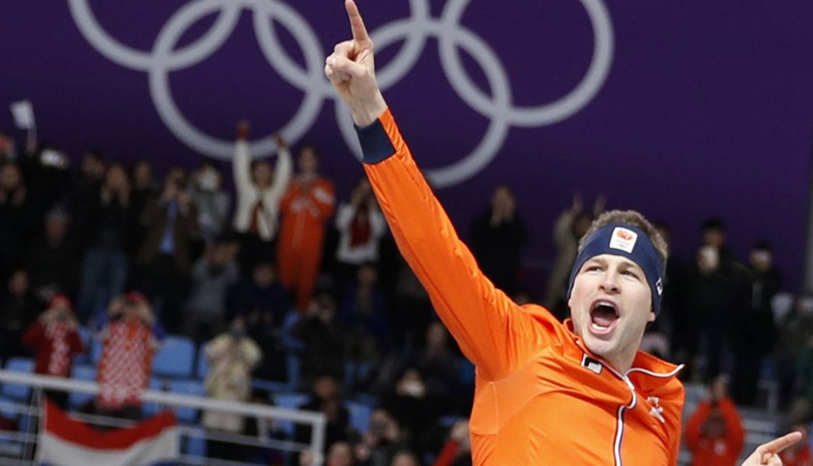بالصور: رقم قياسي أولمبي للهولندي كرامر في "التزحلق" السريع