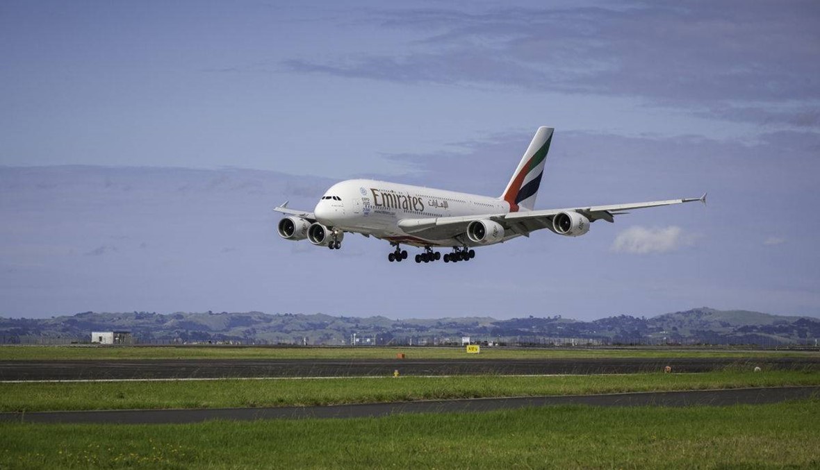 لأول مرة في تاريخه... مطار بيروت يستقبل طائرات الإمارات إيرباص A380