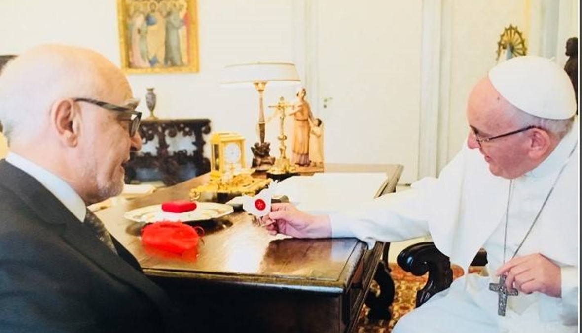 البابا اطّلَعَ من مروان صحناوي على خدمات فرسان مالطا في لبنان