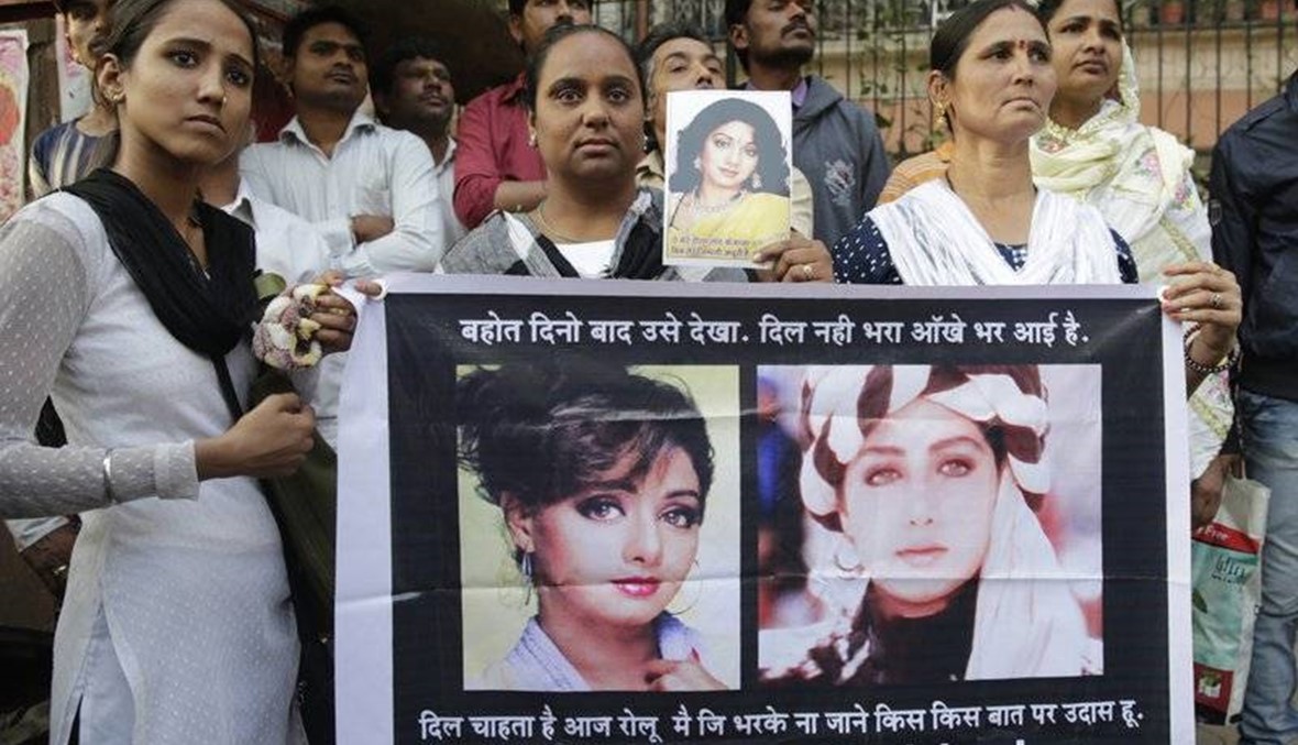 Bollywood legend Sridevi mourned by fans in Mumbai