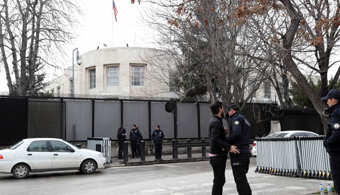 تركيا: توقيف 4 عراقيّين "خطّطوا لمهاجمة السفارة الأميركيّة" في أنقرة