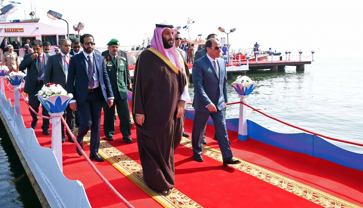 الأمير محمد والسيسي في قناة السويس... "السعودية المستثمر العربي الأوّل في مصر