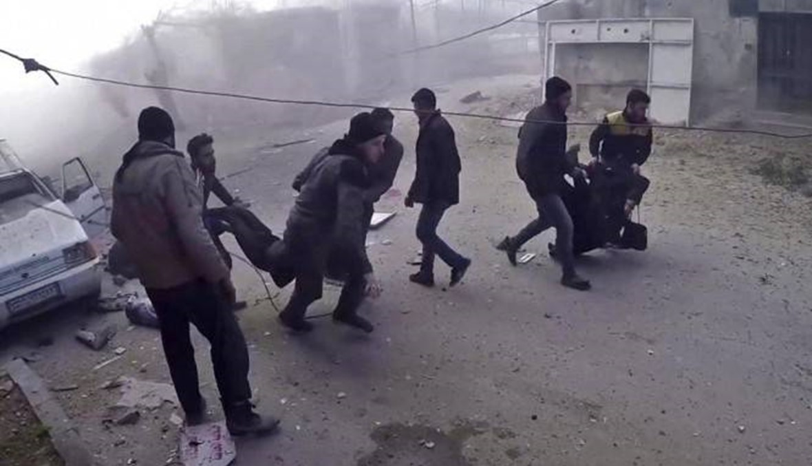 18 حالة اختناق في الغوطة الشرقية بعد قصف للجيش السوري