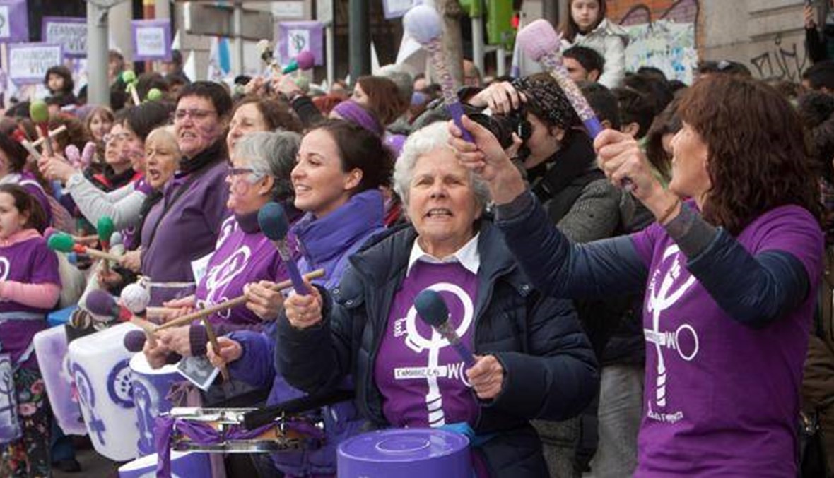 في إسبانيا... إضراب واحتجاجات وتظاهرات نسوية تزامناً مع يوم المرأة!