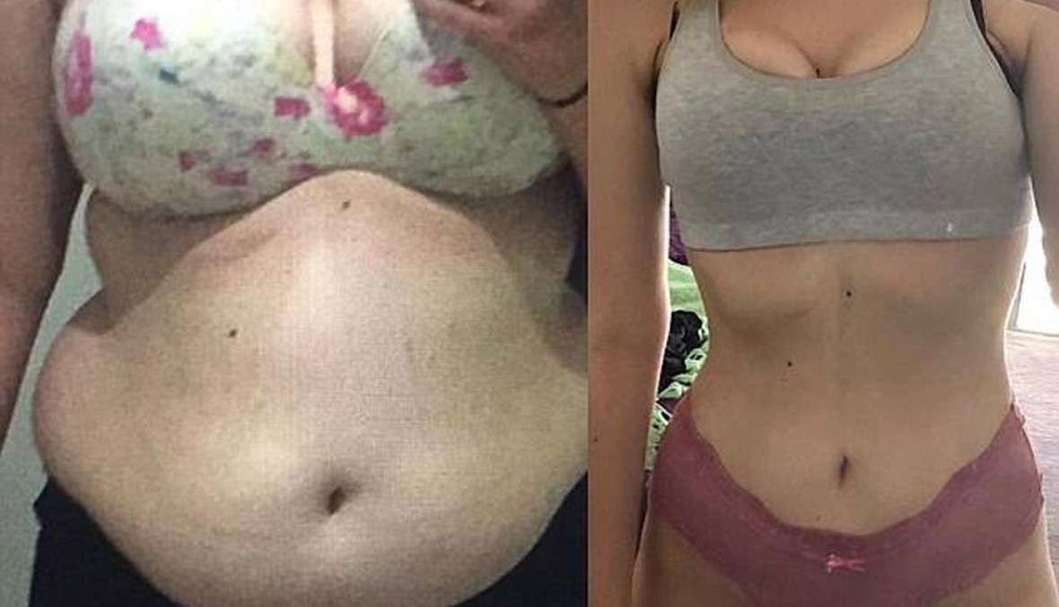 بالصور: فتاة تفقد 60 كيلوغراماً في 12 شهراً