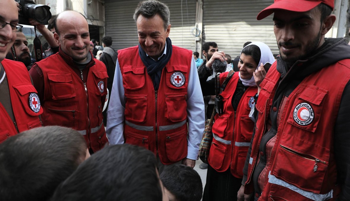 الغوطة الشرقيّة: رئيس الصليب الأحمر يرافق قافلة المساعدات