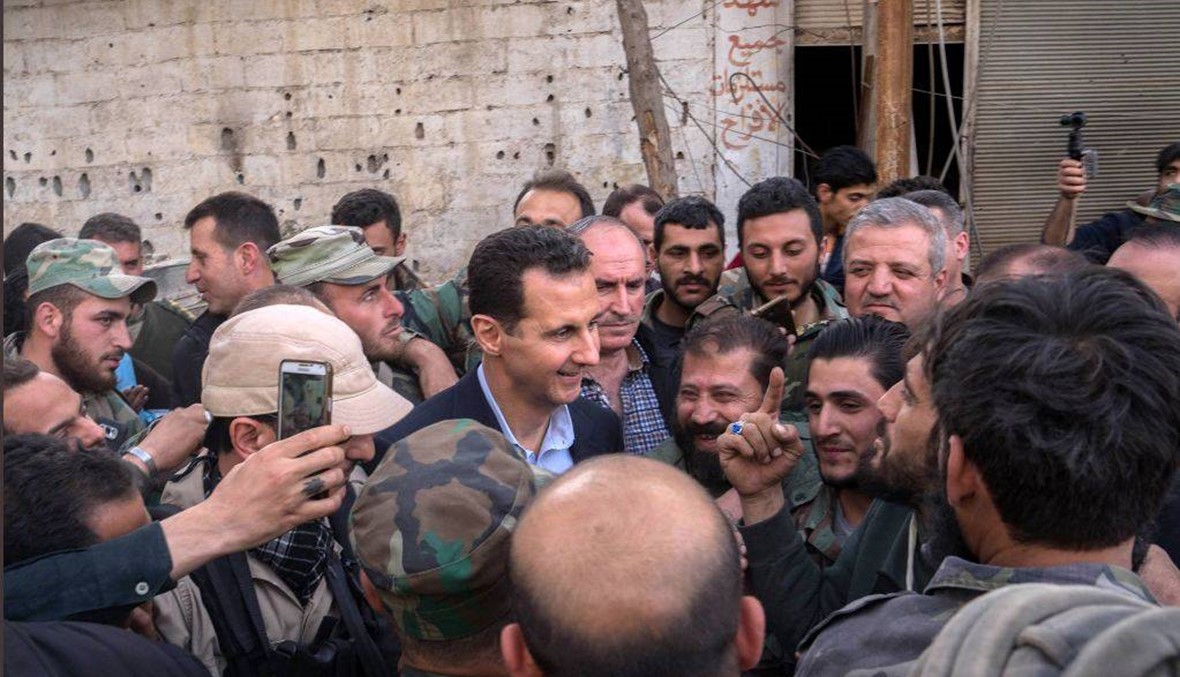 الأسد "في الخطوط الأماميّة" بالغوطة الشرقيّة