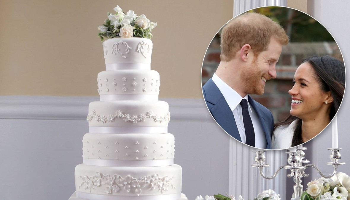 تفاصيل قالب حلوى زفاف الأمير هاري وخطيبته