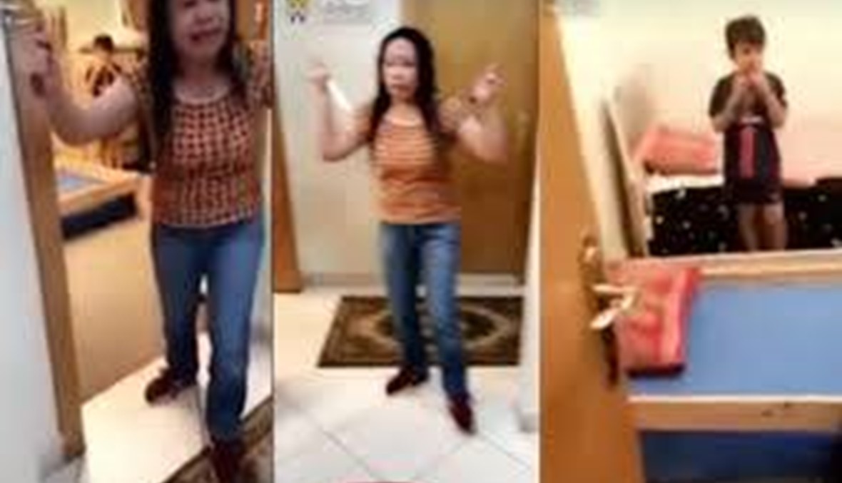 بالفيديو: فيليبينية تحتجز طفلاً وتهدد أمه بالسكين!!