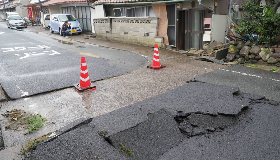 خمسة جرحى بعد زلزال في اليابان: دعوة الى التزام الحذر
