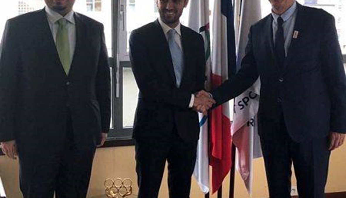 عبدالعزيز الفيصل يستقبل رئيس اللجنة الأولمبية الفرنسية
