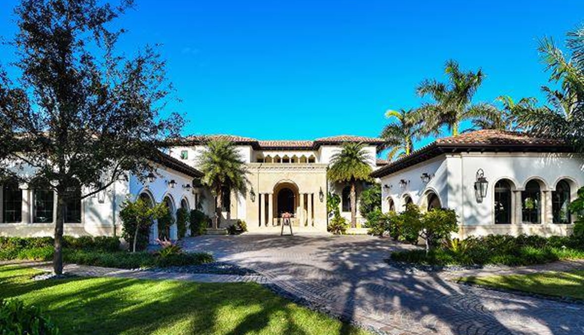 (بالصور) للبيع قصر في ميامي مقابل 24 مليون دولار