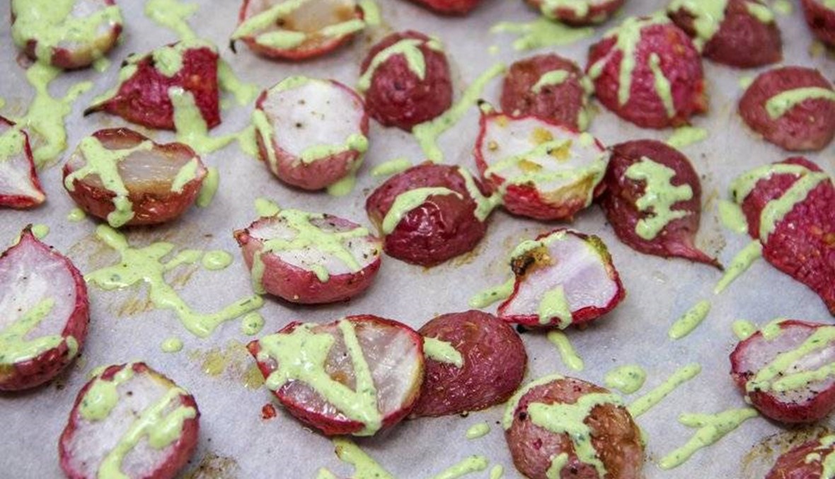 Roasted radishes mellow them into the perfect side dish