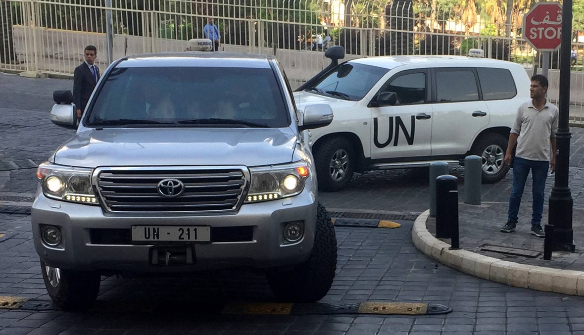 الأمم المتحّدة تبحث مع سوريا وروسيا في أمن خبراء الاسلحة الكيميائية