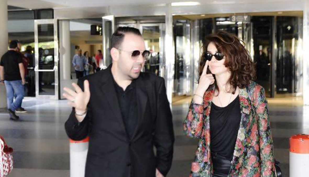 وصول التركية سونغول أودان المعروفة بنور إلى مطار بيروت